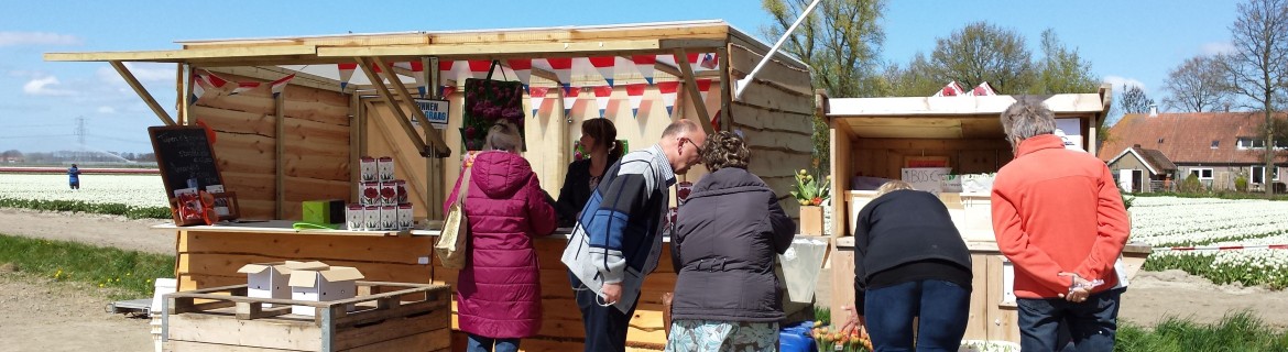Tijdens tulpenfestival|pop-up-store aan de Casteleynsweg